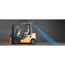 Lampada di sicurezza BLUE LINE per carrelli elevatori 15-80V 15W     COD:3RWLS423