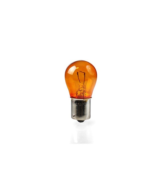 Lampada M-TECH BA15s 12V/21W S25 AMBER              COD:3RZ19