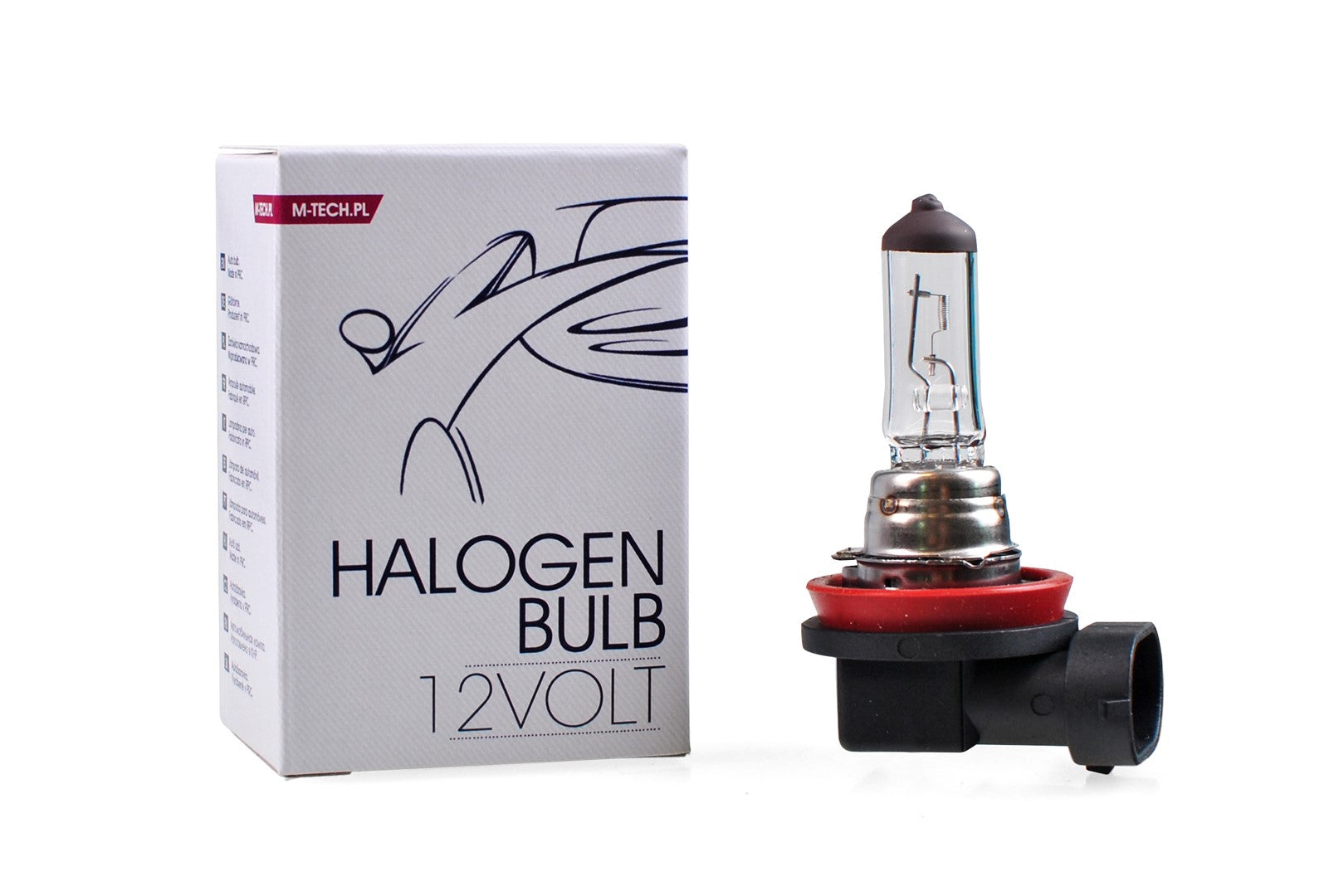 Lampada alogena M-TECH PGJ19-1 12V/35W H8    COD:3RZ20