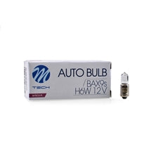 Lampada alogena M-TECH H6W BAX9s 12V/6W CLEAR     COD:3RZ47