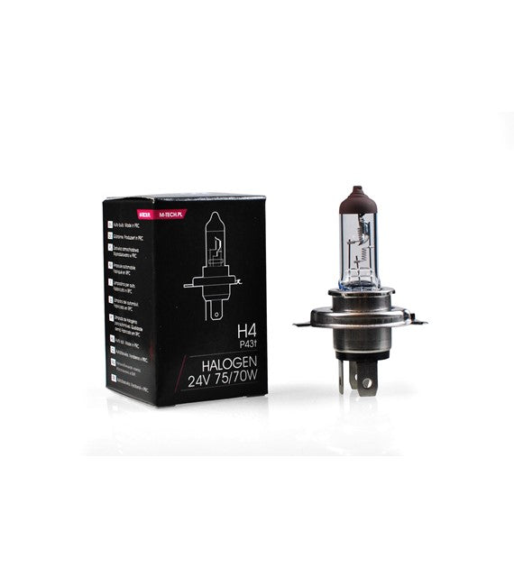 Lampada alogena M-TECH H4 75/70W 24W         COD:3RZ904